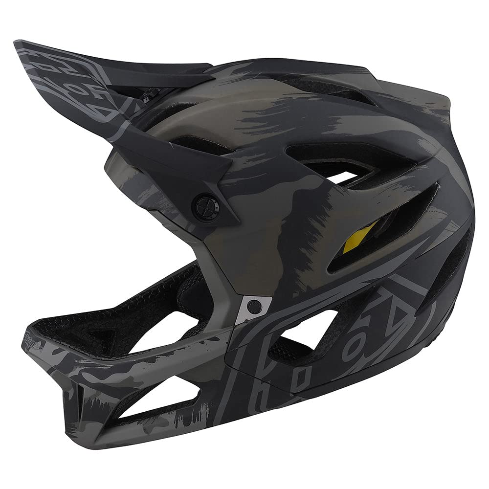 Troy Lee Designs Adult Stage MTB Helmet w/ MIPS (Brush Camo Military, –  PowersportParts.Net