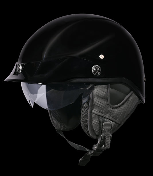 Patriot Half Helmet (Gloss Black)