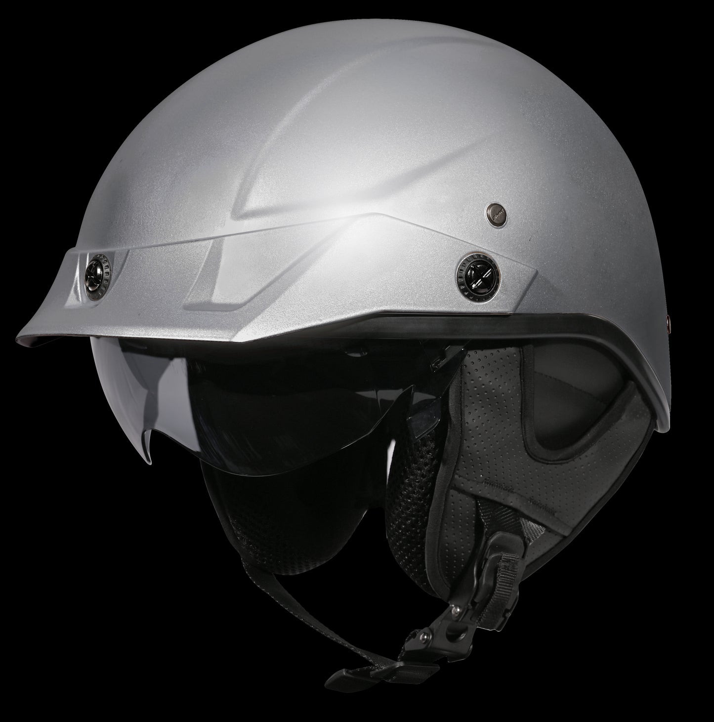 Patriot Half Helmet (Gloss Silver)