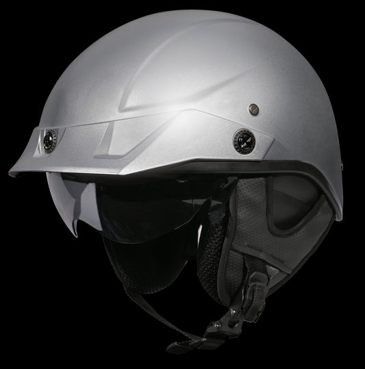 Patriot Half Helmet (Gloss Silver)