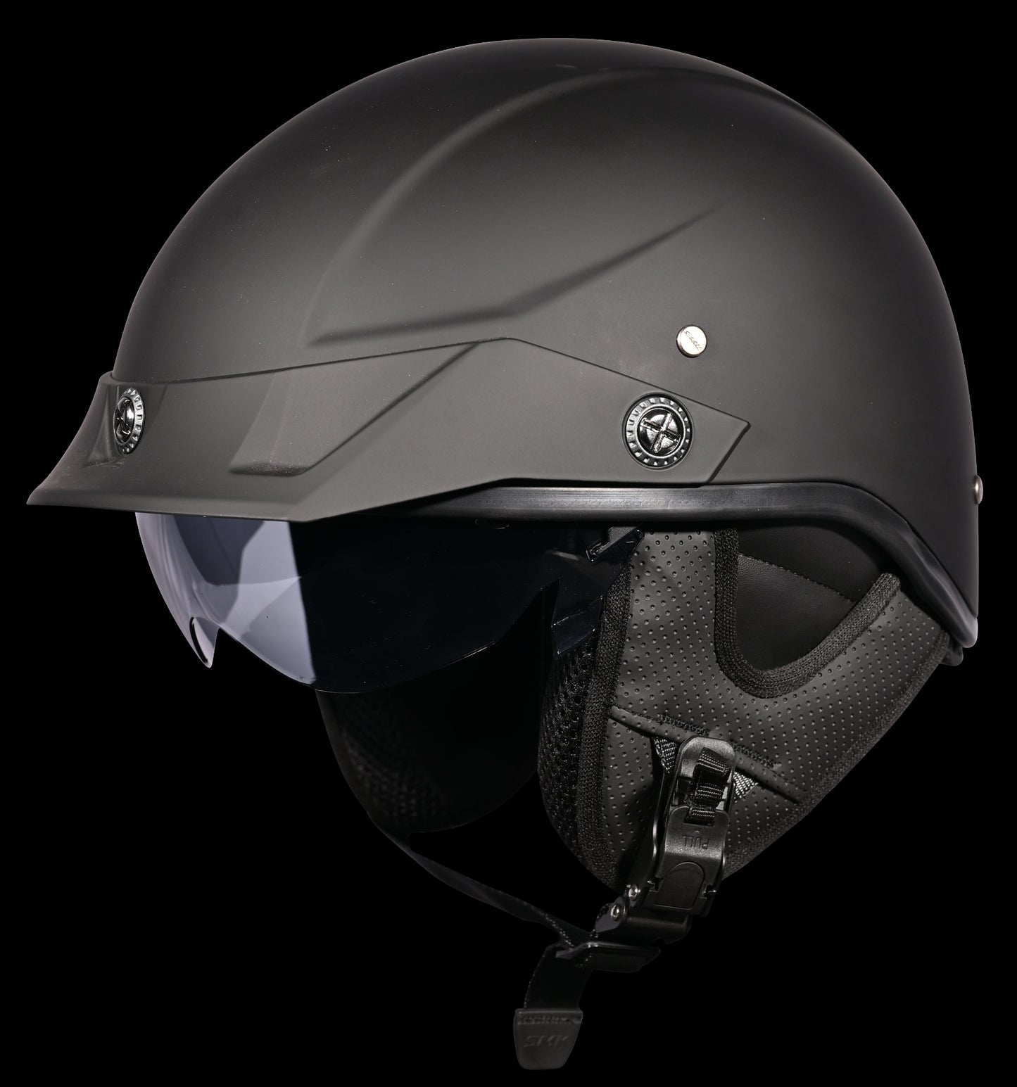 Patriot Half Helmet (Matte Black)