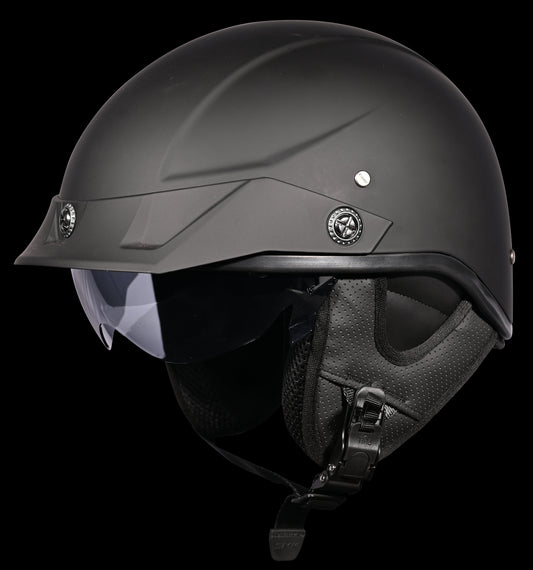 Patriot Half Helmet (Matte Black)