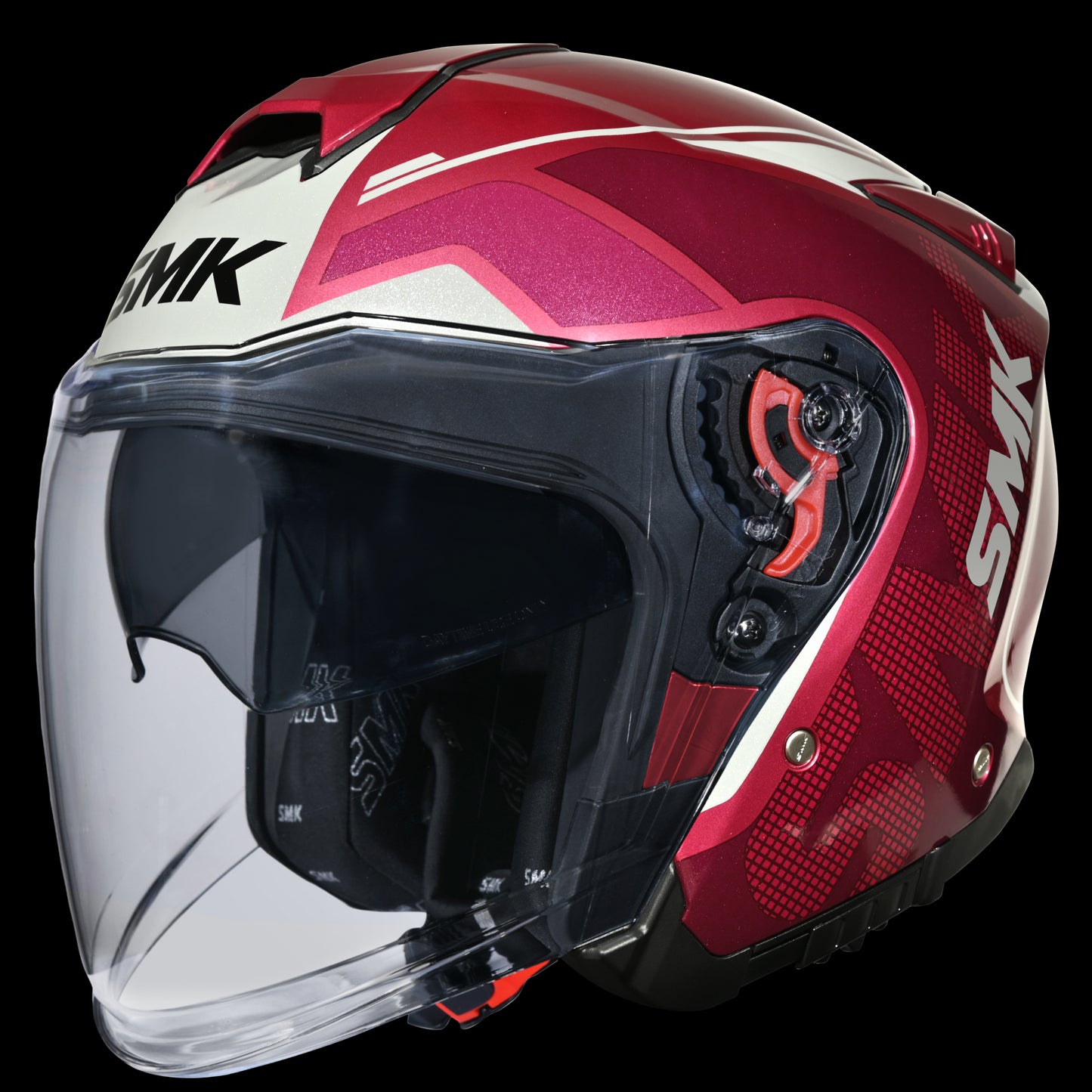 GTJ Tourer Open Face Helmet (Pink/White)