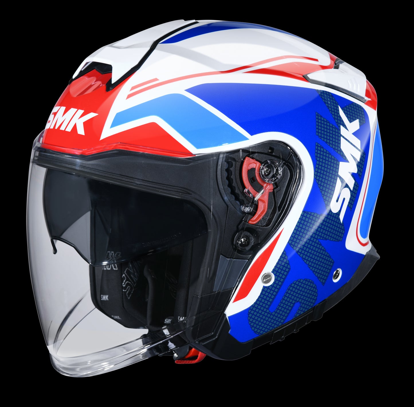 GTJ Tourer Open Face Helmet (Red/White/Blue)
