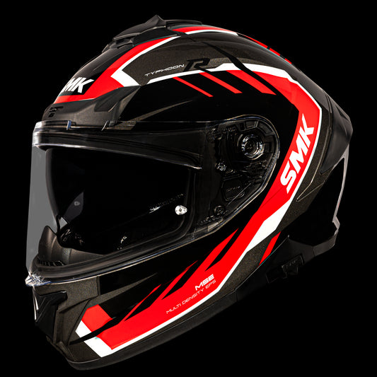 Typhoon Aerot Helmet (Gloss Black/Red)