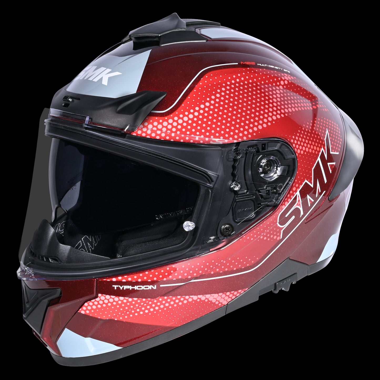 Typhoon Mystic Helmet (Gloss Red/White)