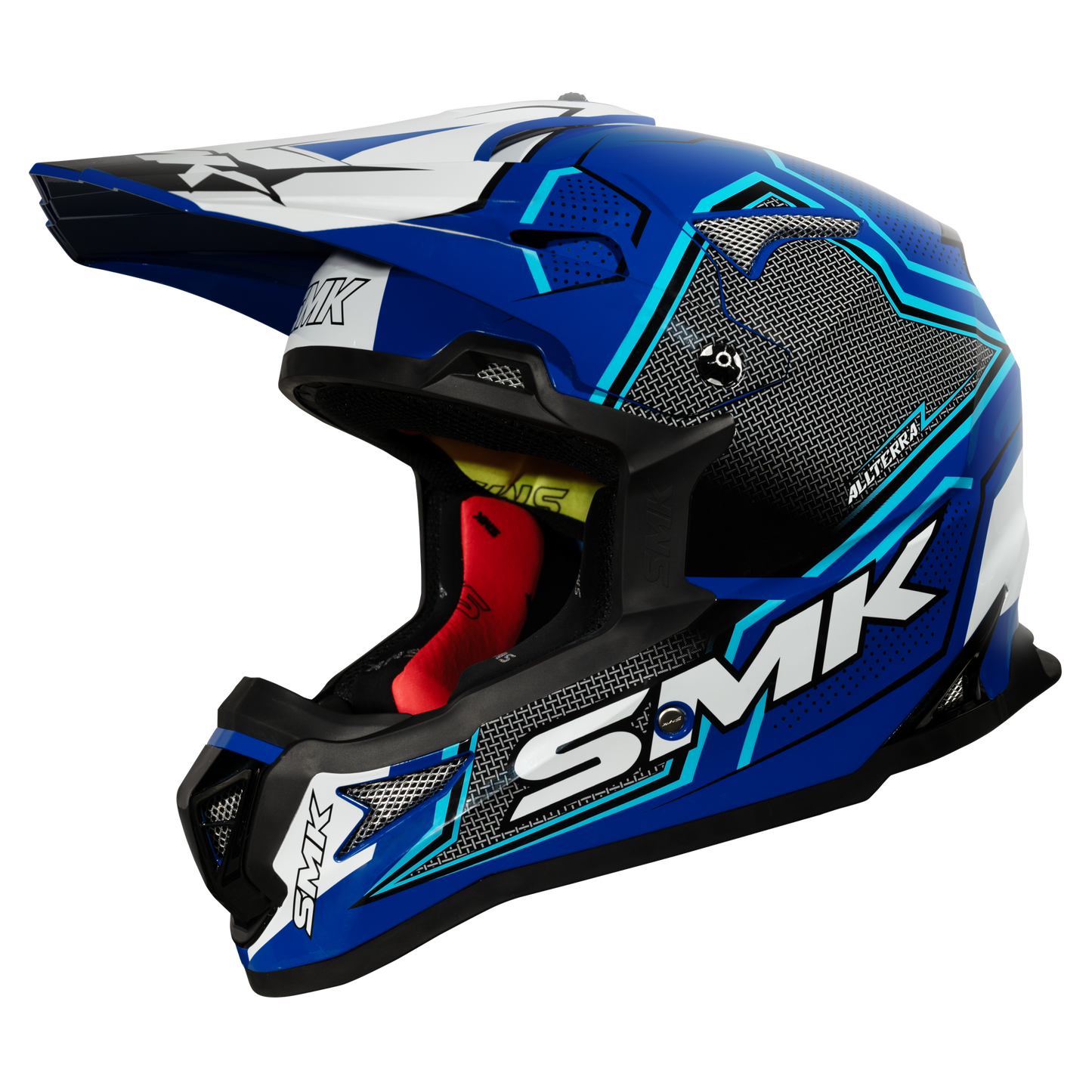 Allterra Maverix Helmet (Gloss Blue/Black/White)