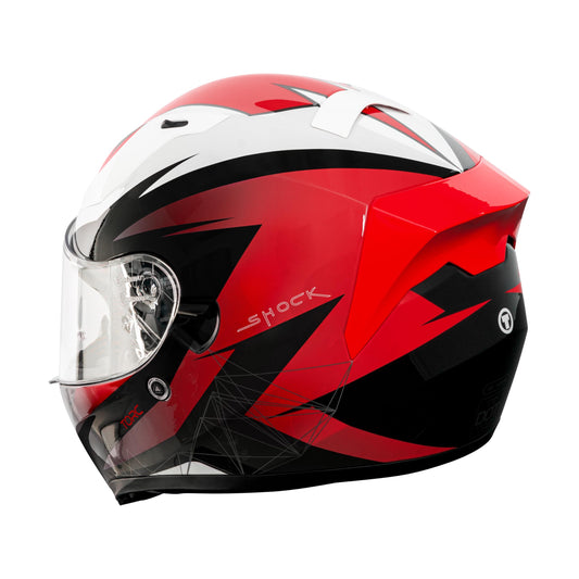 TORC T15 Full Face Helmet (Shock Fluo Red)