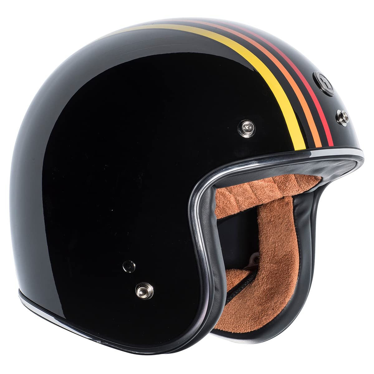 TORC Del Mar 3/4 Open Face Helmet (1978 - Gloss Black)