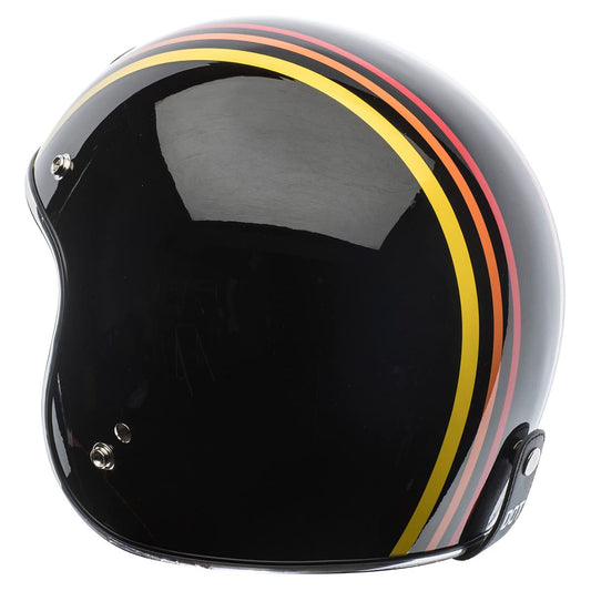 TORC Del Mar 3/4 Open Face Helmet (1978 - Gloss Black)