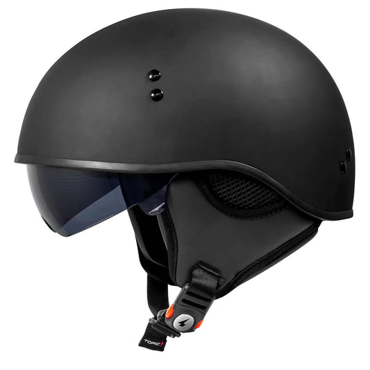 TORC Sundowner Half Shell Helmet (Flat Black)