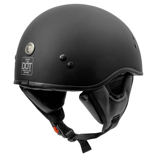 TORC Sundowner Half Shell Helmet (Flat Black)