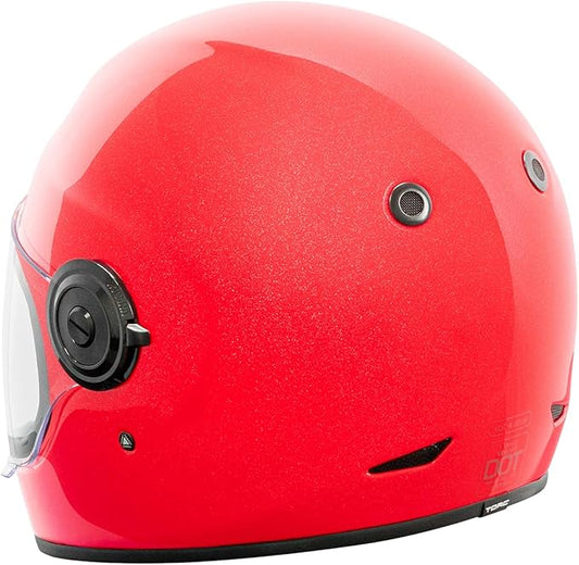 TORC Newport Full Face Helmet (Red Metallic)