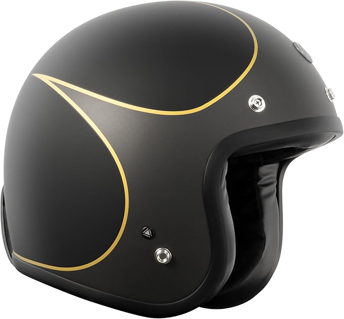 TORC Del Mar 3/4 Open Face Helmet (Hardy Black)