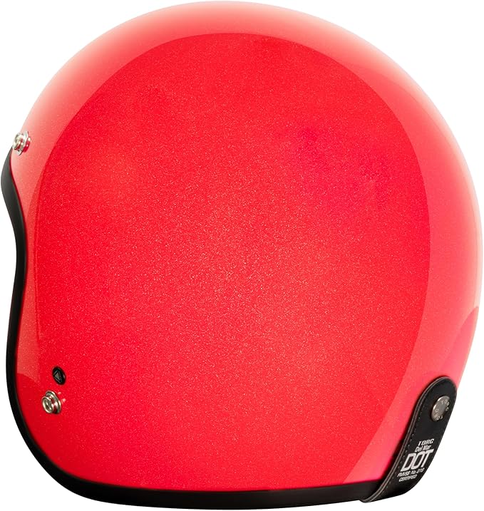 TORC Del Mar 3/4 Open Face Helmet (Red Metallic)