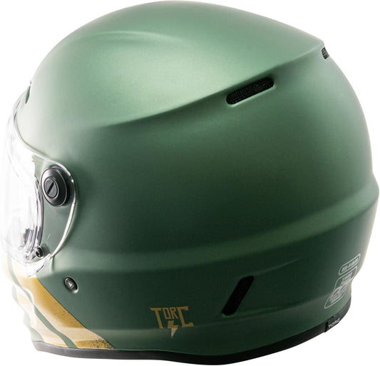TORC Pomona Full Face Helmet (Rider Green)