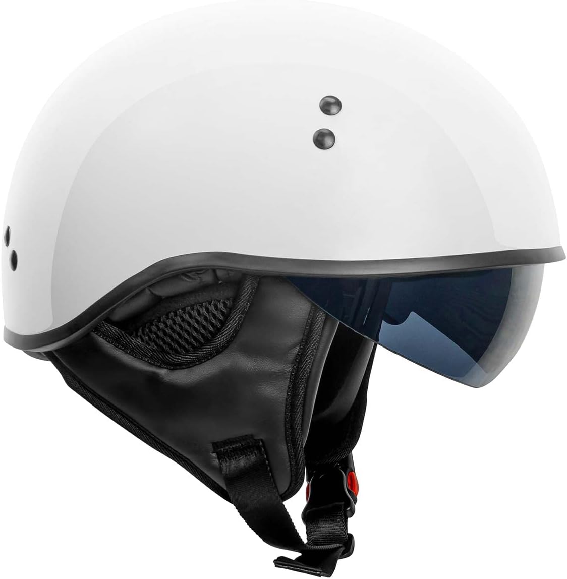 TORC Sundowner Half Shell Helmet (Gloss White)
