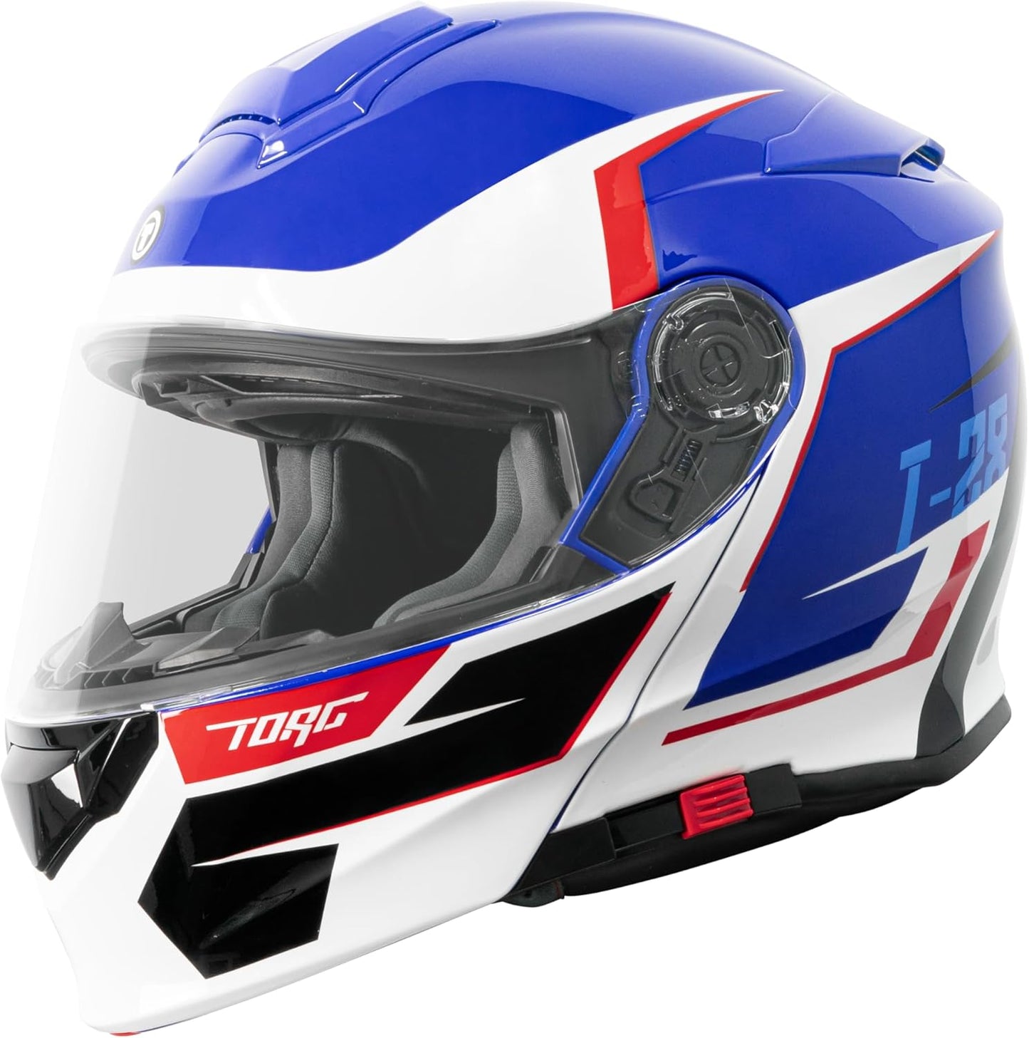 TORC T28 Full Face Modular Helmet (Vertex Blue)