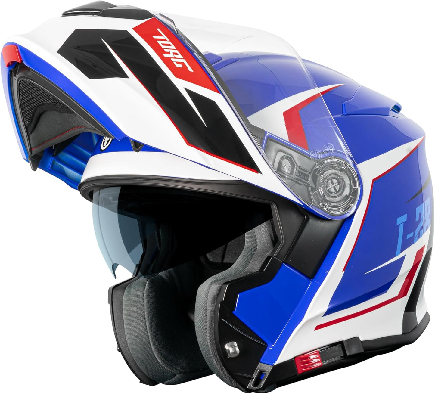 TORC T28 Full Face Modular Helmet (Vertex Blue)