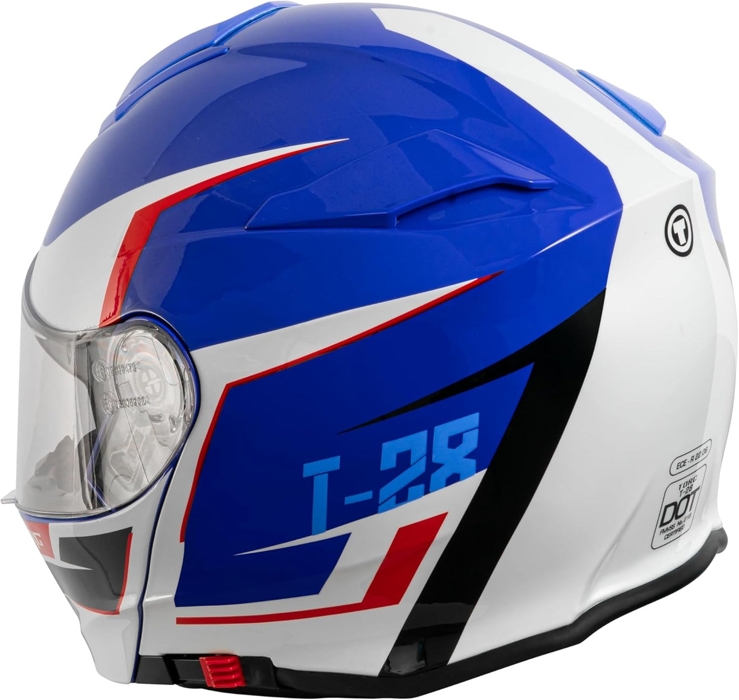 TORC T28 Full Face Modular Helmet (Vertex Blue)