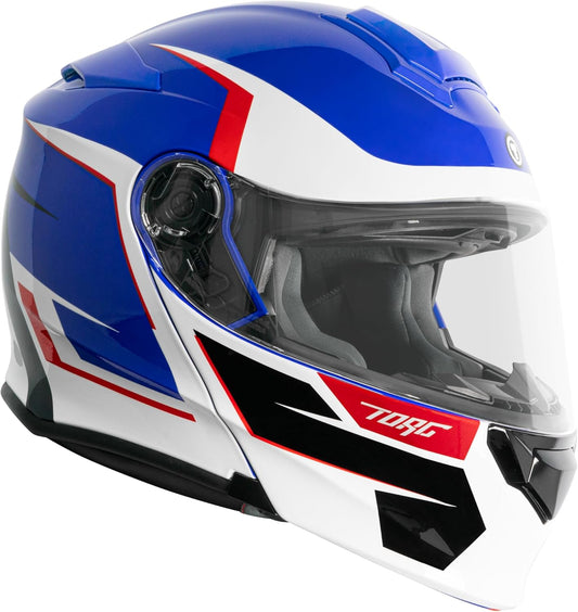 TORC T28 Full Face Modular Helmet (Vertex Blue)