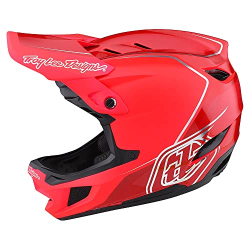 Troy Lee Designs D4 Composite Full-Face MTB Helmet (Glo Red) - XL