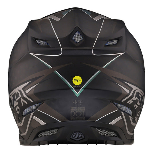 Troy Lee Designs Adult SE5 Carbon MX Helmet W/MIPS (Inferno Black, X-Small)