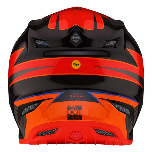 Troy Lee Designs Adult SE5 Carbon MX Helmet W/MIPS (Saber Rocket Red, X-Small)