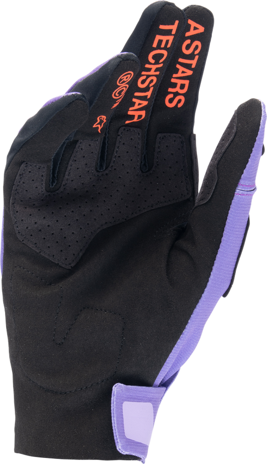 Alpinestars Techstar Men's Motocross Gloves (Purple/Black) - 2XL
