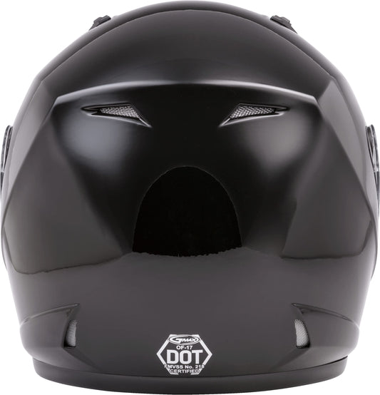 GMAX OF-17 Open-Face Motorcycle Helmet (Black) - Medium