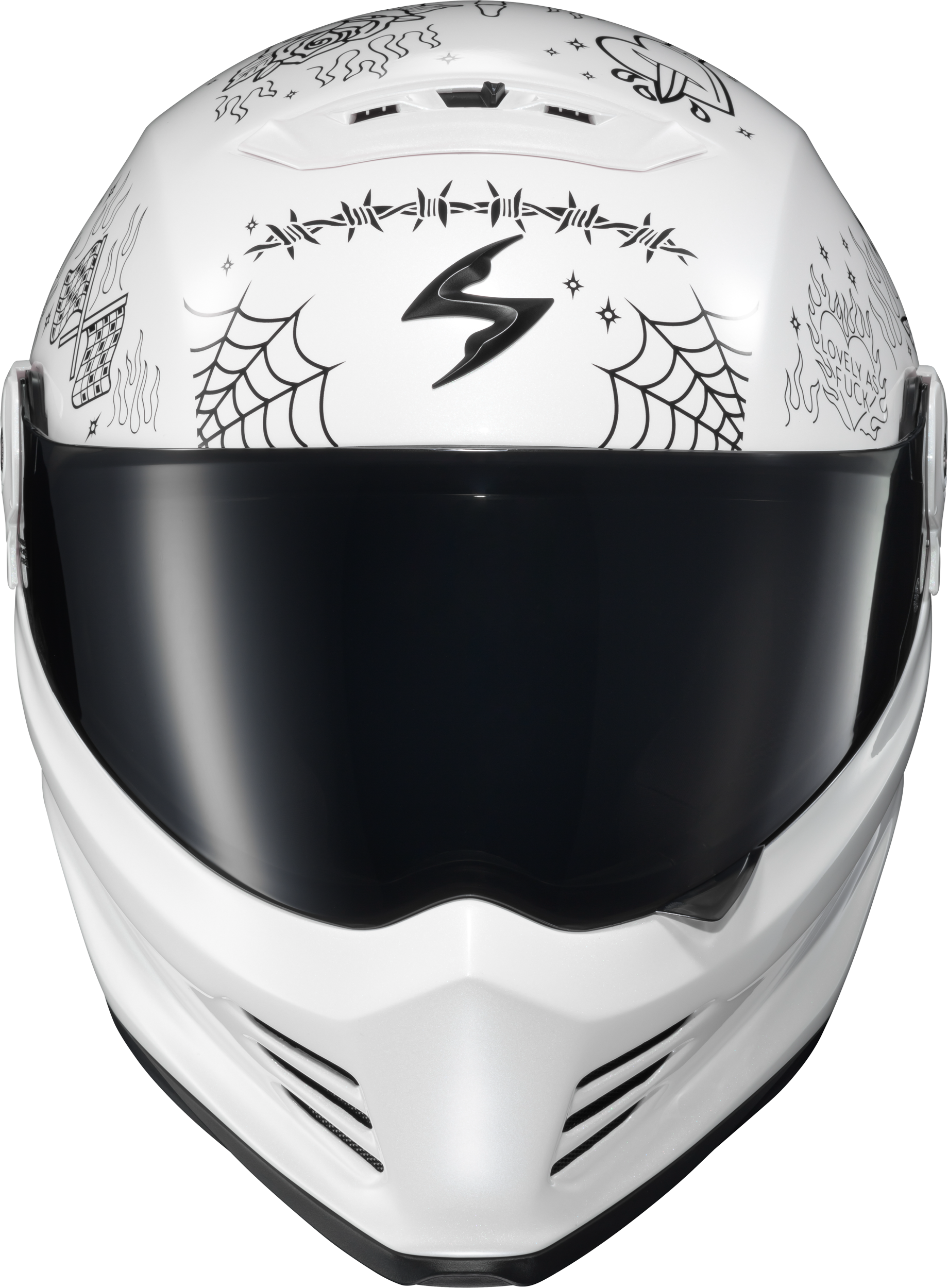 Covert Fx Full Face Helmet The Litas 2 White Lg