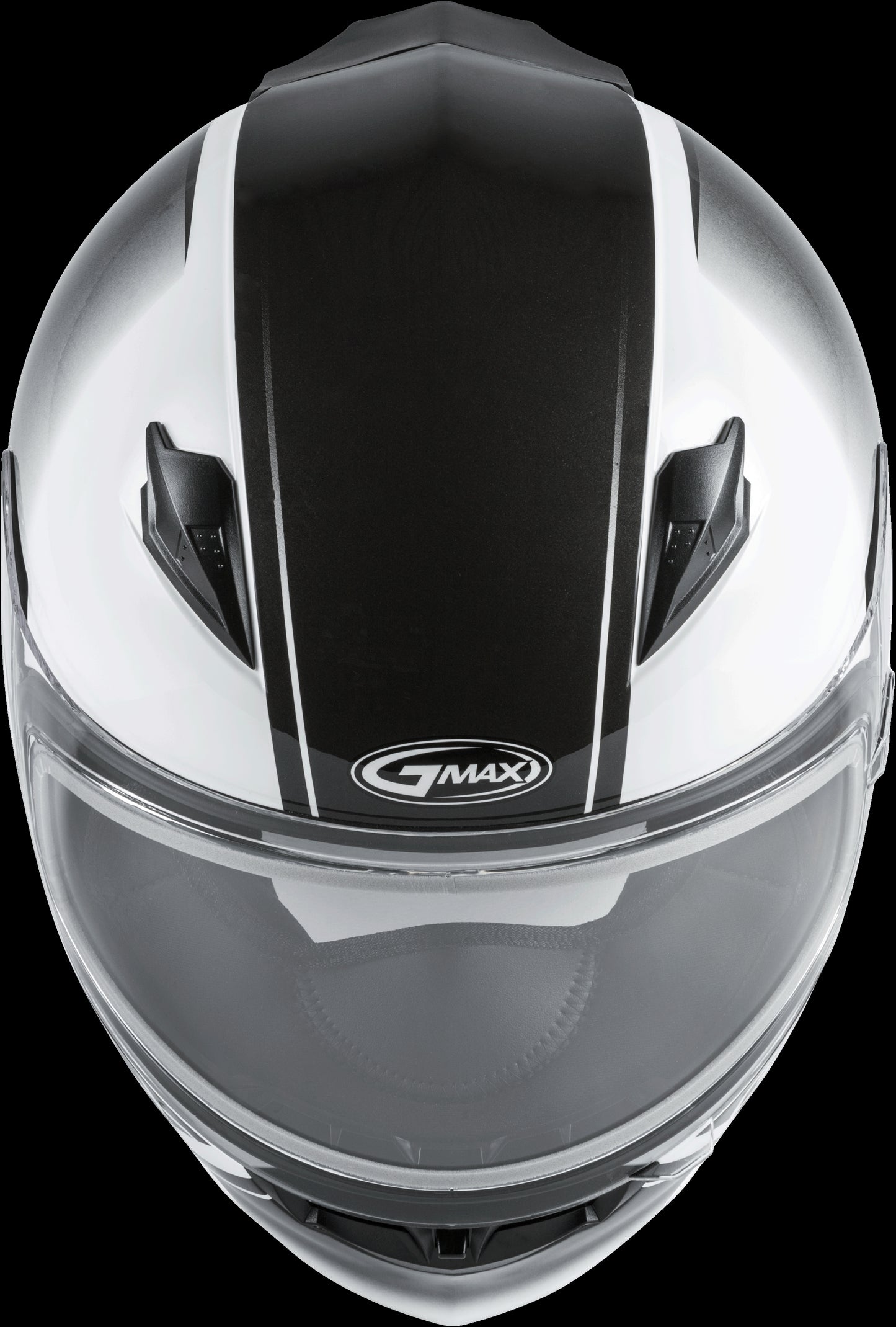 GMAX FF-49S Hail Snow Helmet w/ Electric Shield (White/Black) - Small