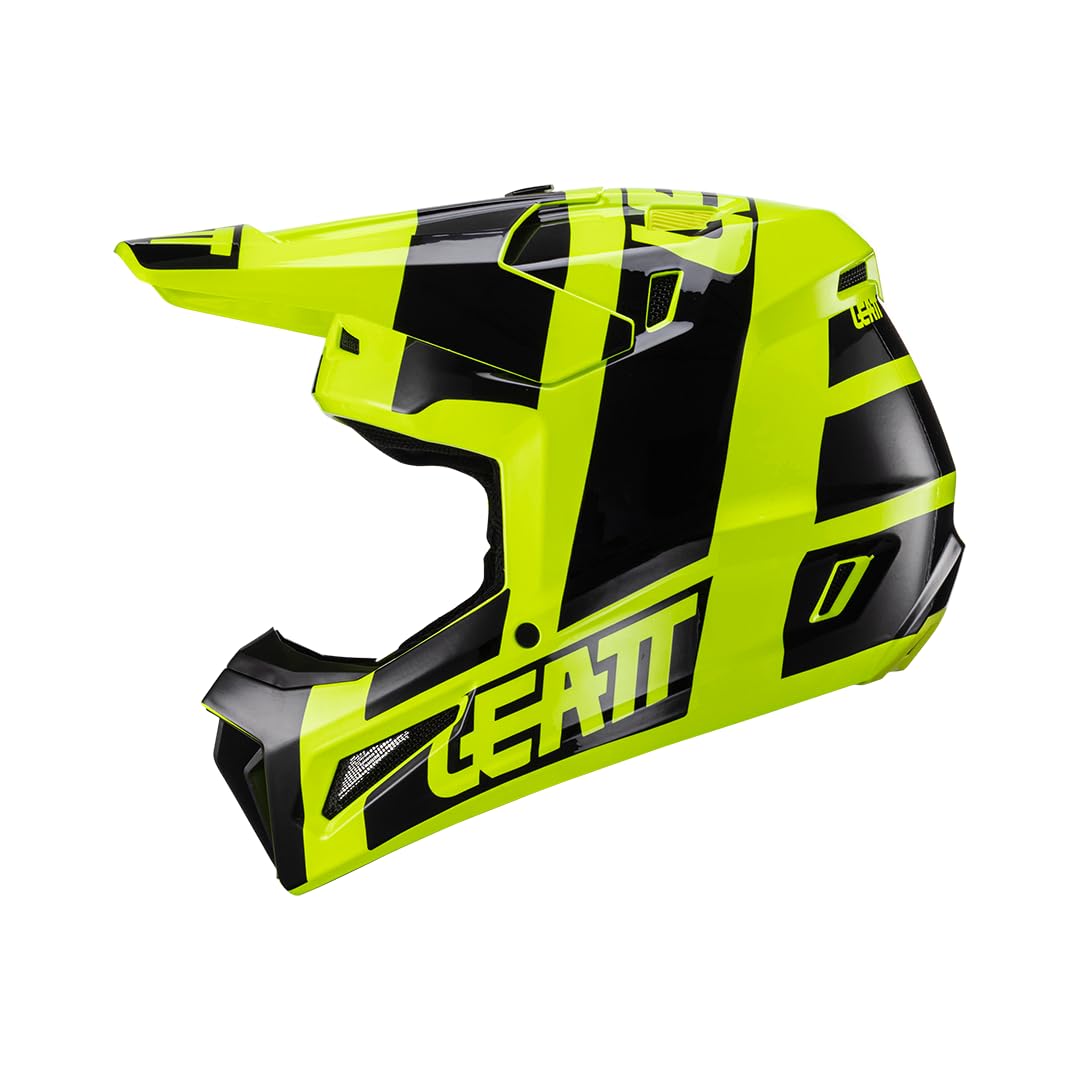 Leatt Helmet Moto 3.5 Jr V24 Citrus - Medium 51-52cm