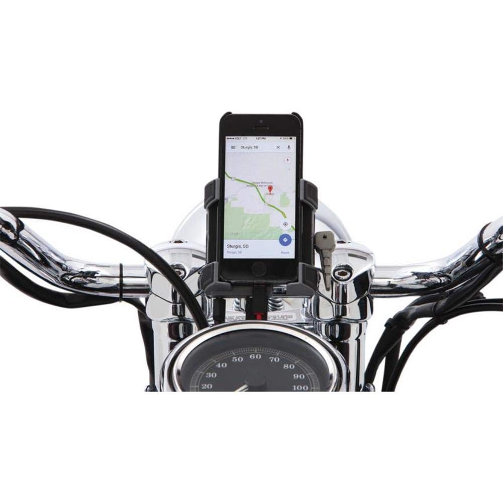 Ciro Phone Handlebar Mount (Black w/ Charger and 7/8"-1" Handlebar Mount) 50213