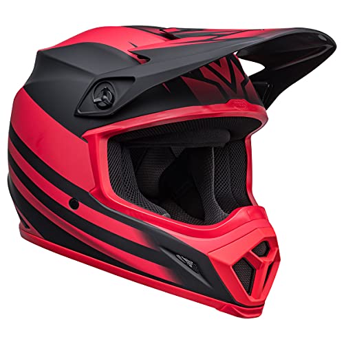 Bell MX-9 MIPS Helmet (Disrupt Matte Black/Red, XX-Large)