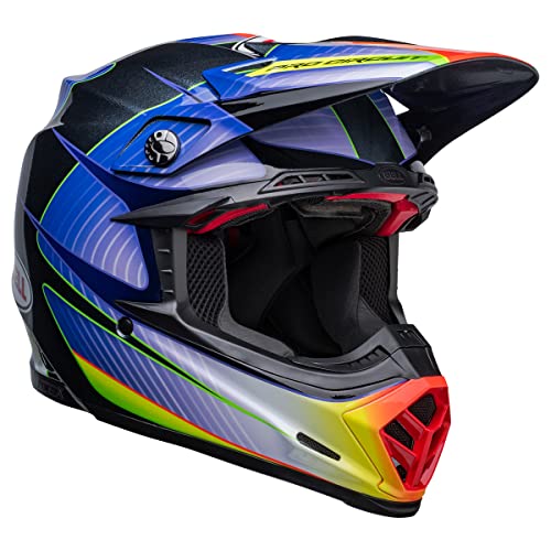 Bell Moto-9S Flex Helmets (Pro Circuit 23 Gloss Silver Metallic Flake)