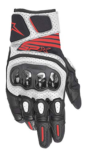 Alpinestars SPX Air Carbon V2 Gloves (Black/White/Red) - Small