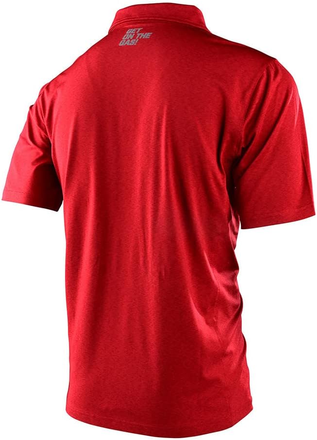 Troy Lee Designs GASGAS Team CORE Polo Shirt (Red Heather)