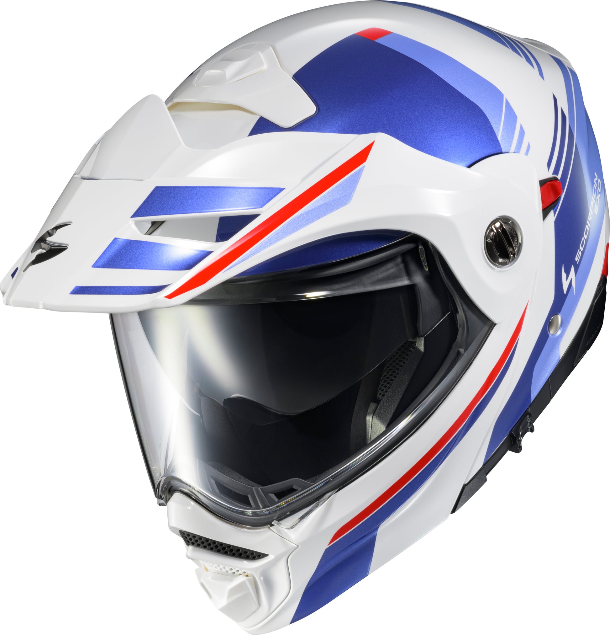 Exo At960 Modular Helmet Monk White/Blue Xl