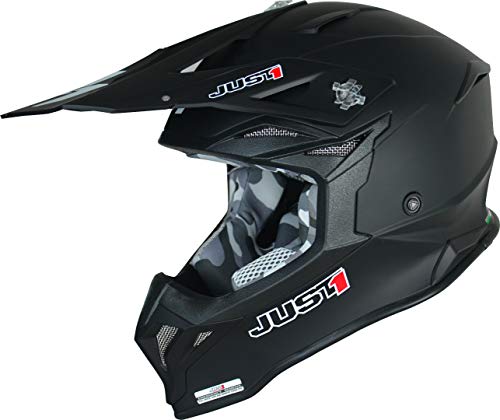 JUST 1 J39 Reactor Thermoplastic Resin MX Helmet (Flat Black) - XS