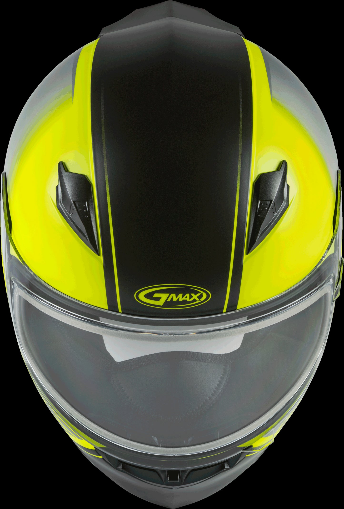 GMAX FF-49S Hail Snow Helmet w/ Electric Shield (Matte Hi-Vis/Black/Grey)