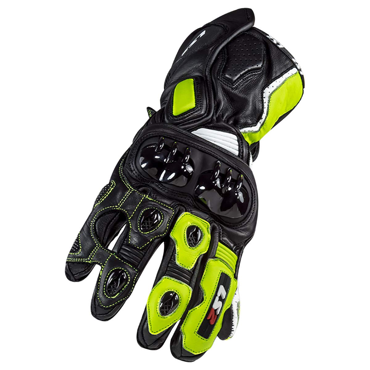 LS2 Swift Glove (Black/Hi-Vis Yellow) - XL