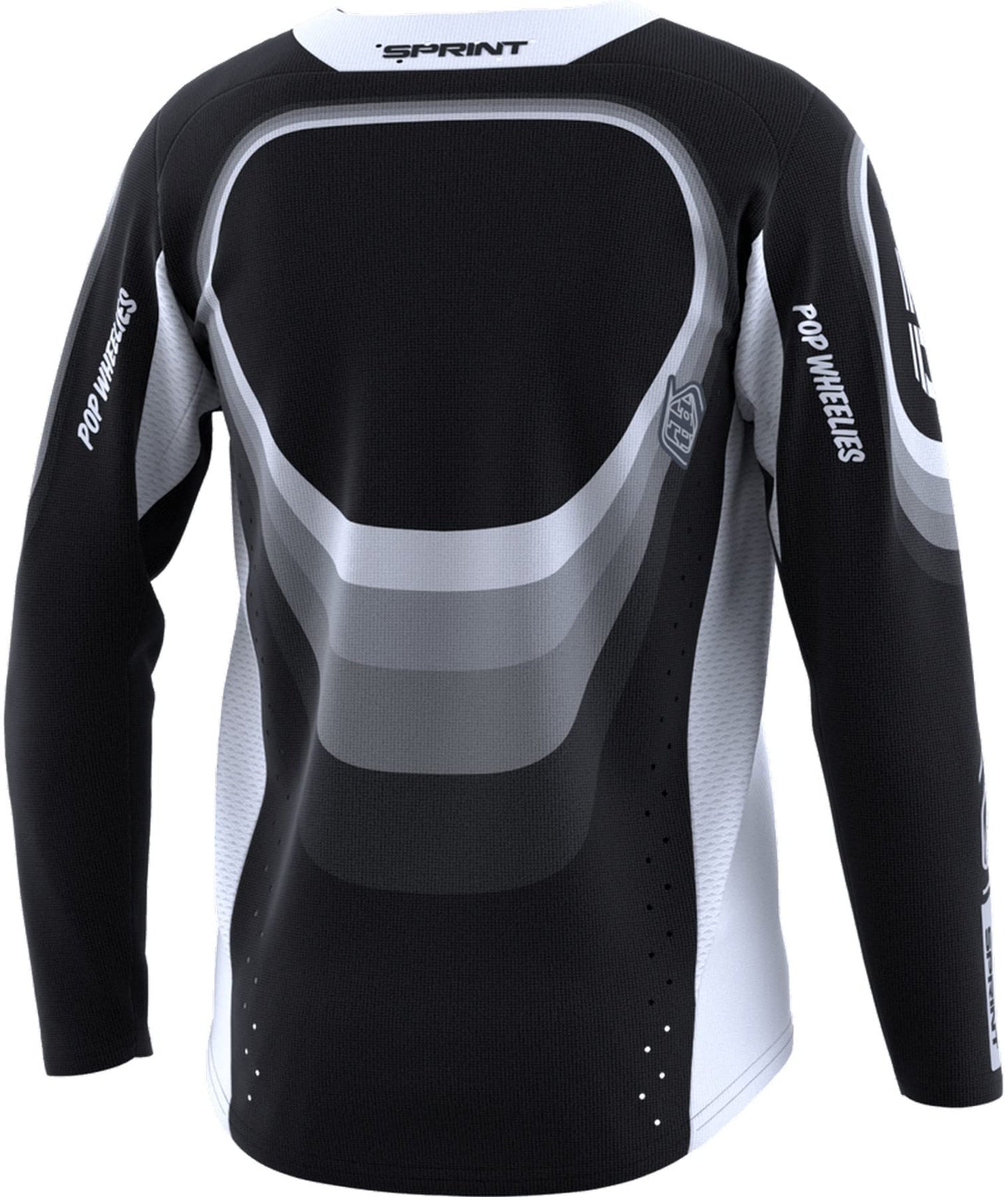 Troy Lee Designs Youth Sprint Reverb Jersey (Black) - Youth XL