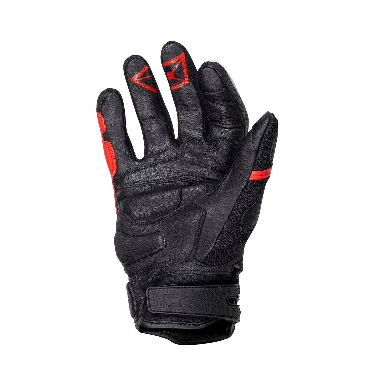 Cortech Sonic-Flo Motorcycle Gloves (Red/Hi-Viz) - XL