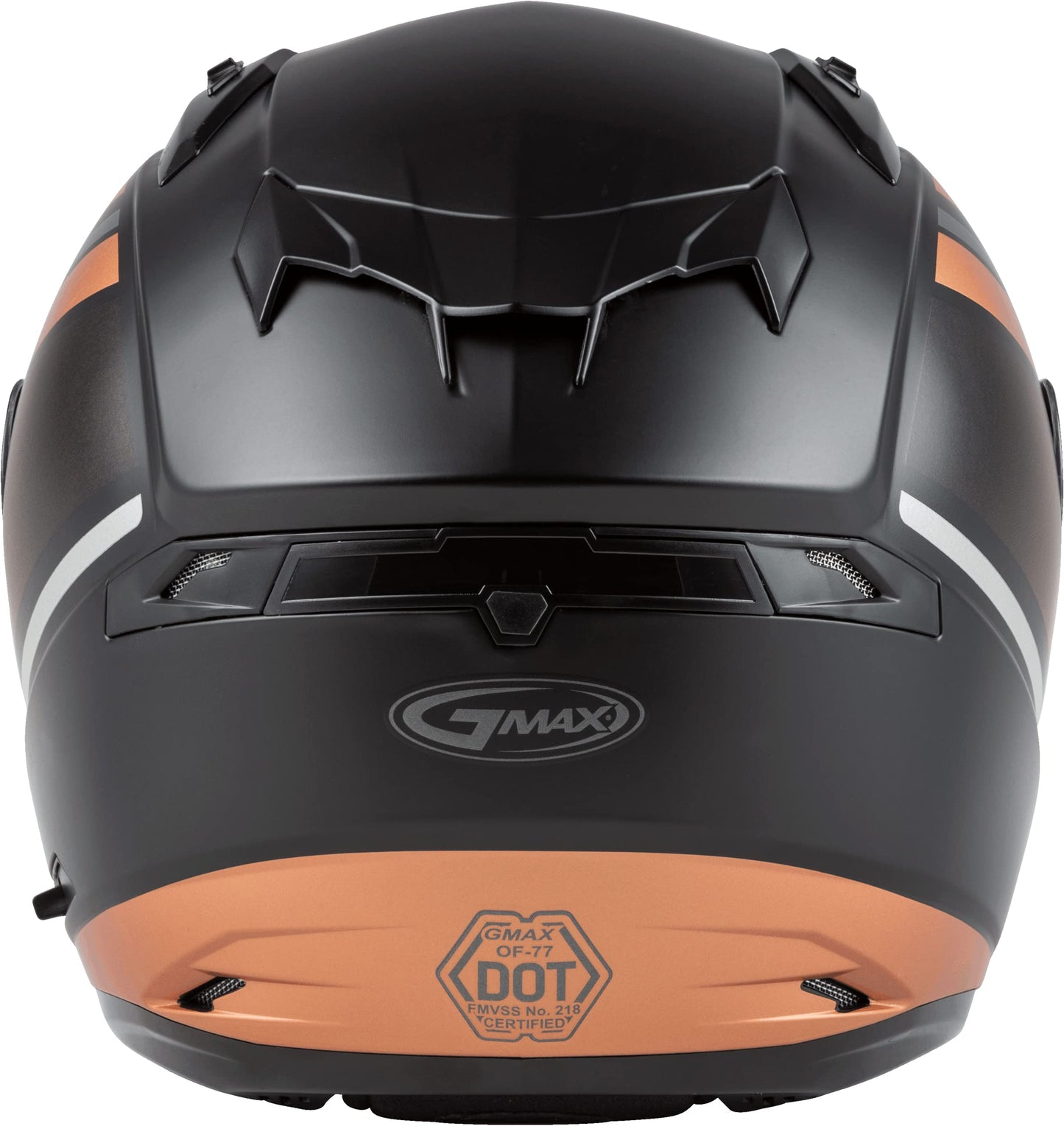 GMAX OF-77 Reform Open-Face Helmet (Matte Black/Copper/Silver) - Medium