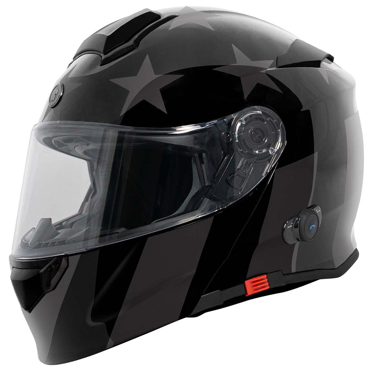 TORC T28B Bluetooth Motorcycle Helmet (Dark Star) - Small