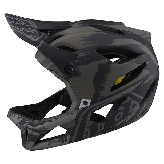 Troy Lee Designs Adult Stage MTB Helmet w/ MIPS (Brush Camo Military, MD/LG)