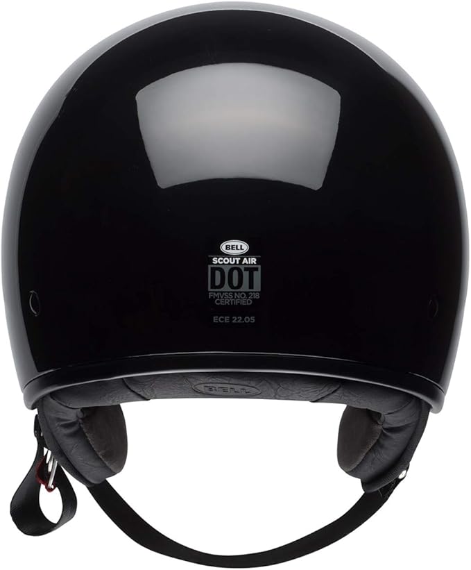 Bell Scout Air Open-Face Motorcycle Helmet (Solid Gloss Black)