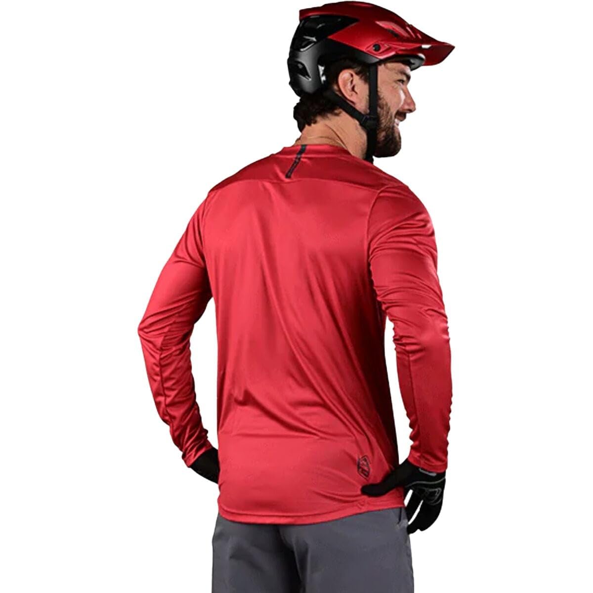 Troy Lee Designs Flowline Long Sleeve Jersey (Baked Apple) - Large