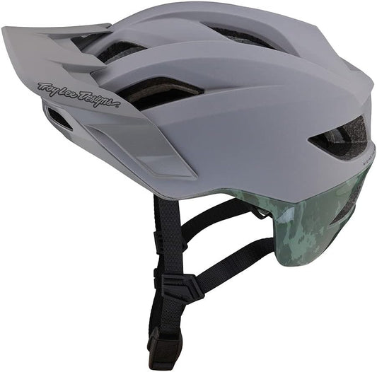 Troy Lee Designs Flowline SE Mountain Bike Helmet (Radian Camo-Gray/Army Green)